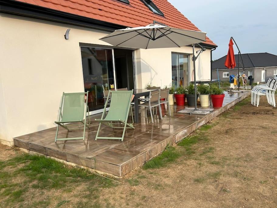 En Famille Ou Amis Avec La Mer Equihen-Plage Exterior photo